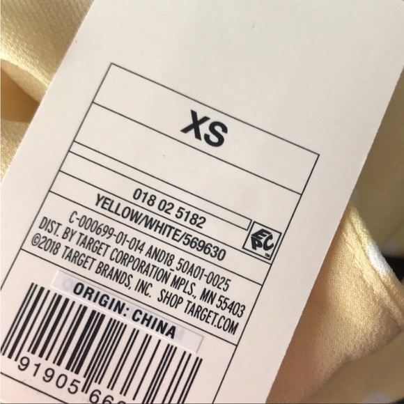 Women’s Polka Dot Essential Tank Top - A New Day - Yellow Size XS - Picture 4 of 5